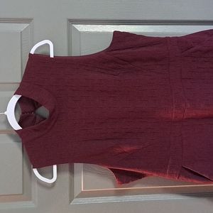 ANTHROPOLOGIE Eva Franco Plum Mock Neck Jumpsuit NWT